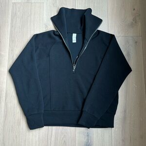 SPANX XS 3/4 Zip Sweatshirt